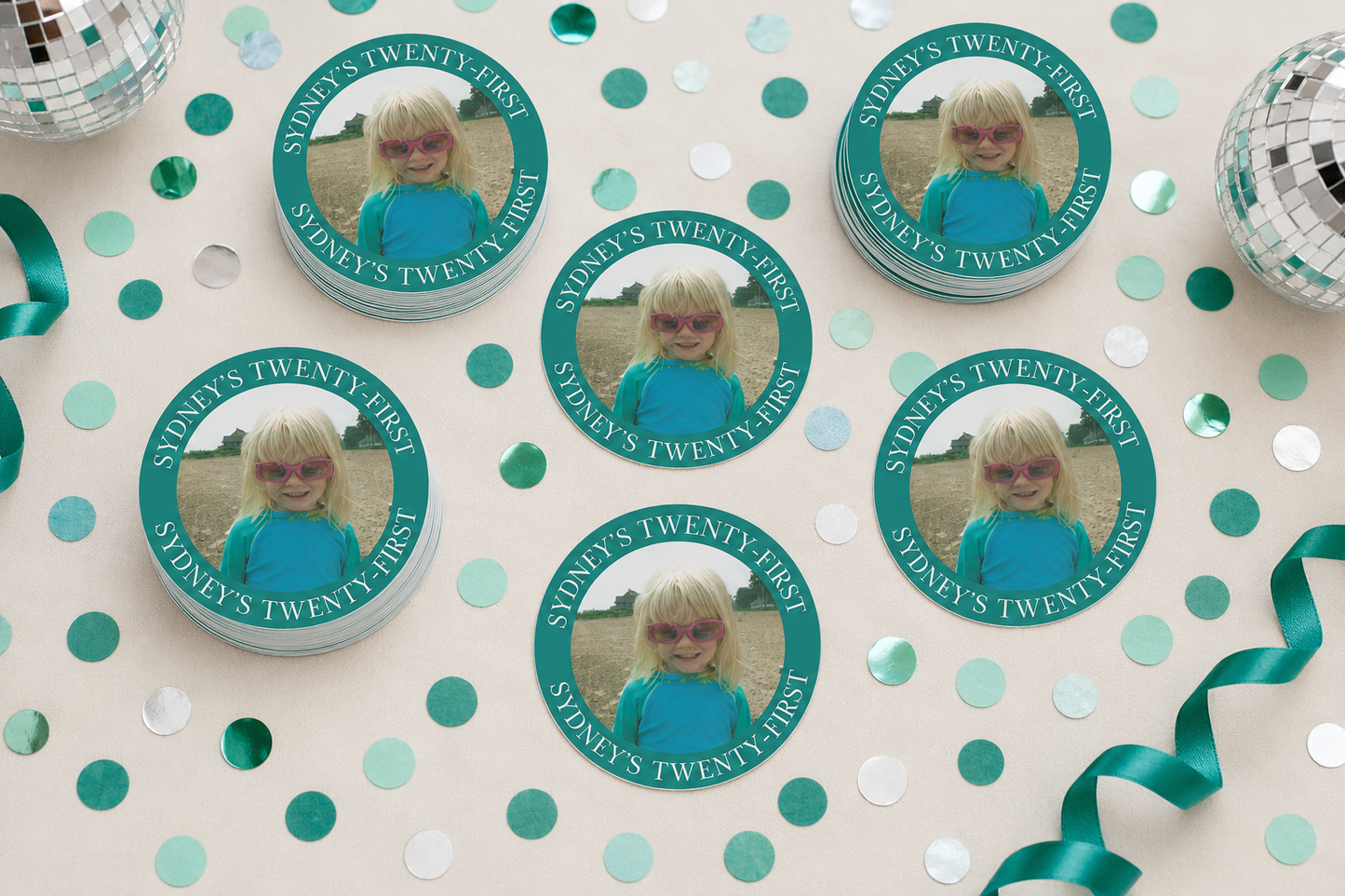 Customized "Twenty-First" Sticker