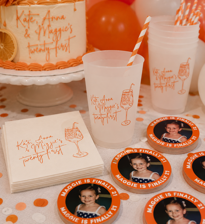 Personalized Aperol Spritz 21st Birthday Box