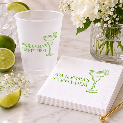 Personalized Margarita 21st Birthday Box