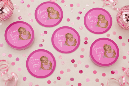Customized "Turns 21" Sticker